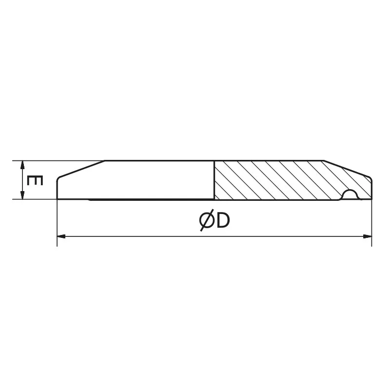 Iso Clamp Cap Ra Inf L Desp Sofra Inox