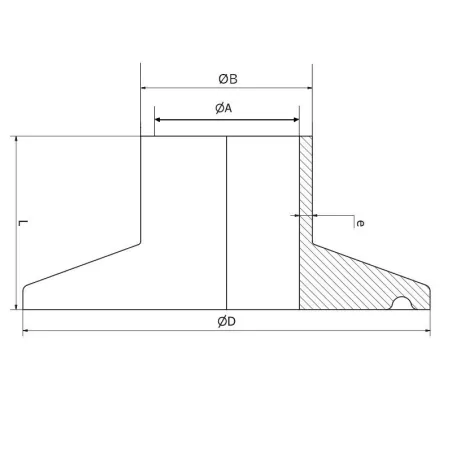 Iso Clamp Ferrule Mm Length L Stainless Steel Sofra Inox