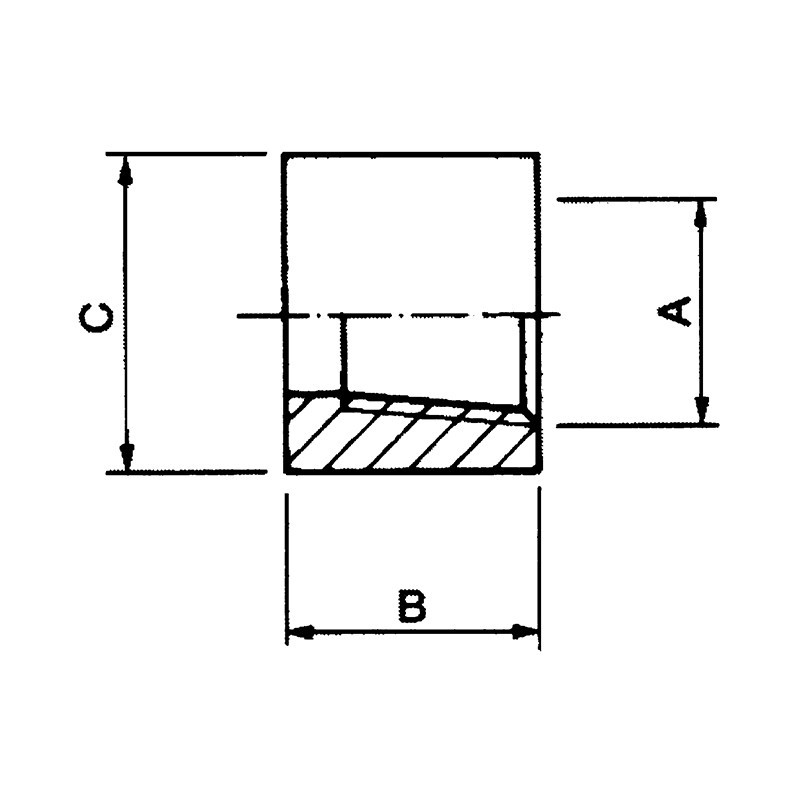 Silenziatore rete inox AISI 316L su base inox AISI 316L filetto NPT -  Tierre Fittings