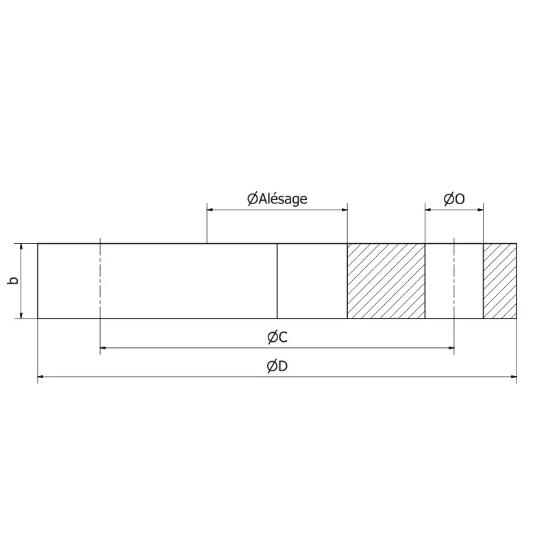 Bride Plate Souder Iso Pn Type A Inox L Sofra Inox