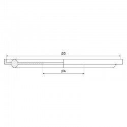 Joint clamp ISO en Silicone translucide pour raccord clamp ISO - SOFRA INOX