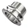 Ferrule Clamp ISO mâle filetée pour bague BS - SOFRA INOX